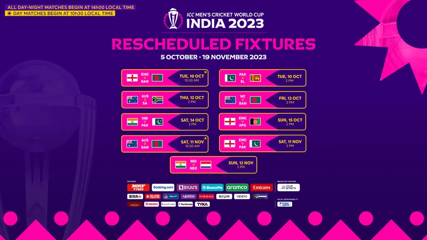 World cup Reschedule