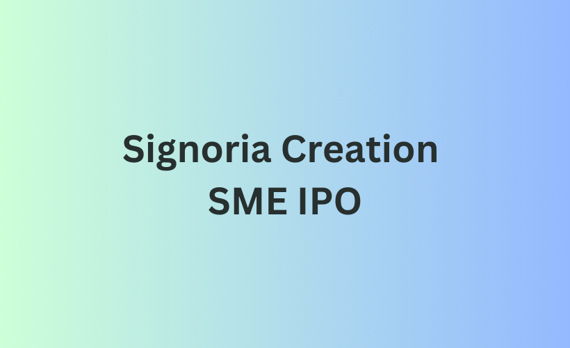 Signoria Creation SME IPO GMP