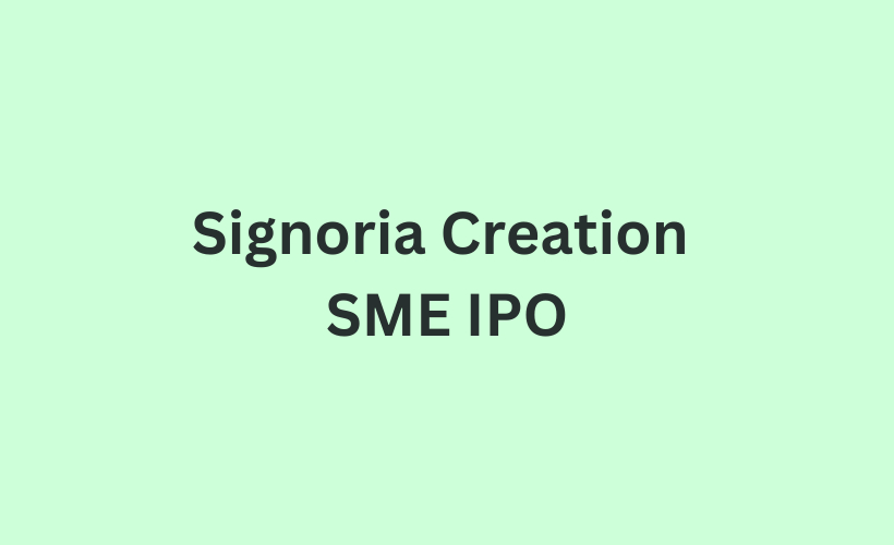 Signoria Creation SME IPO