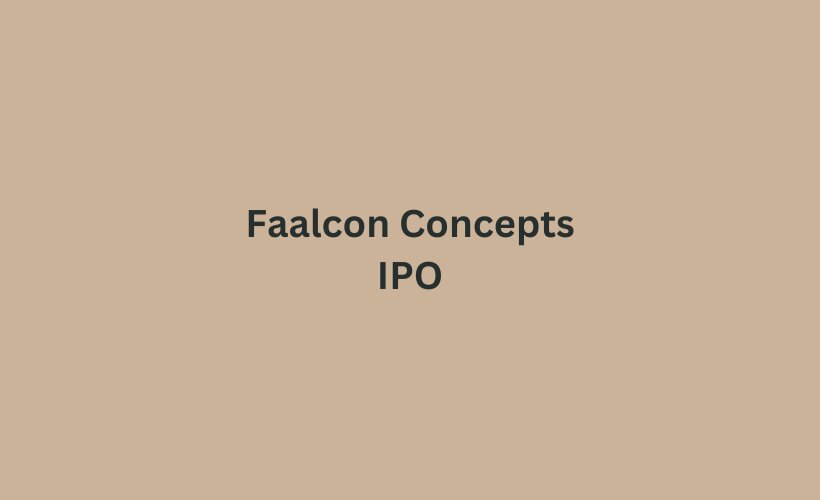 Faalcon Concepts IPO GMP