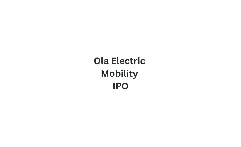 Ola Electric Mobility IPO GMP